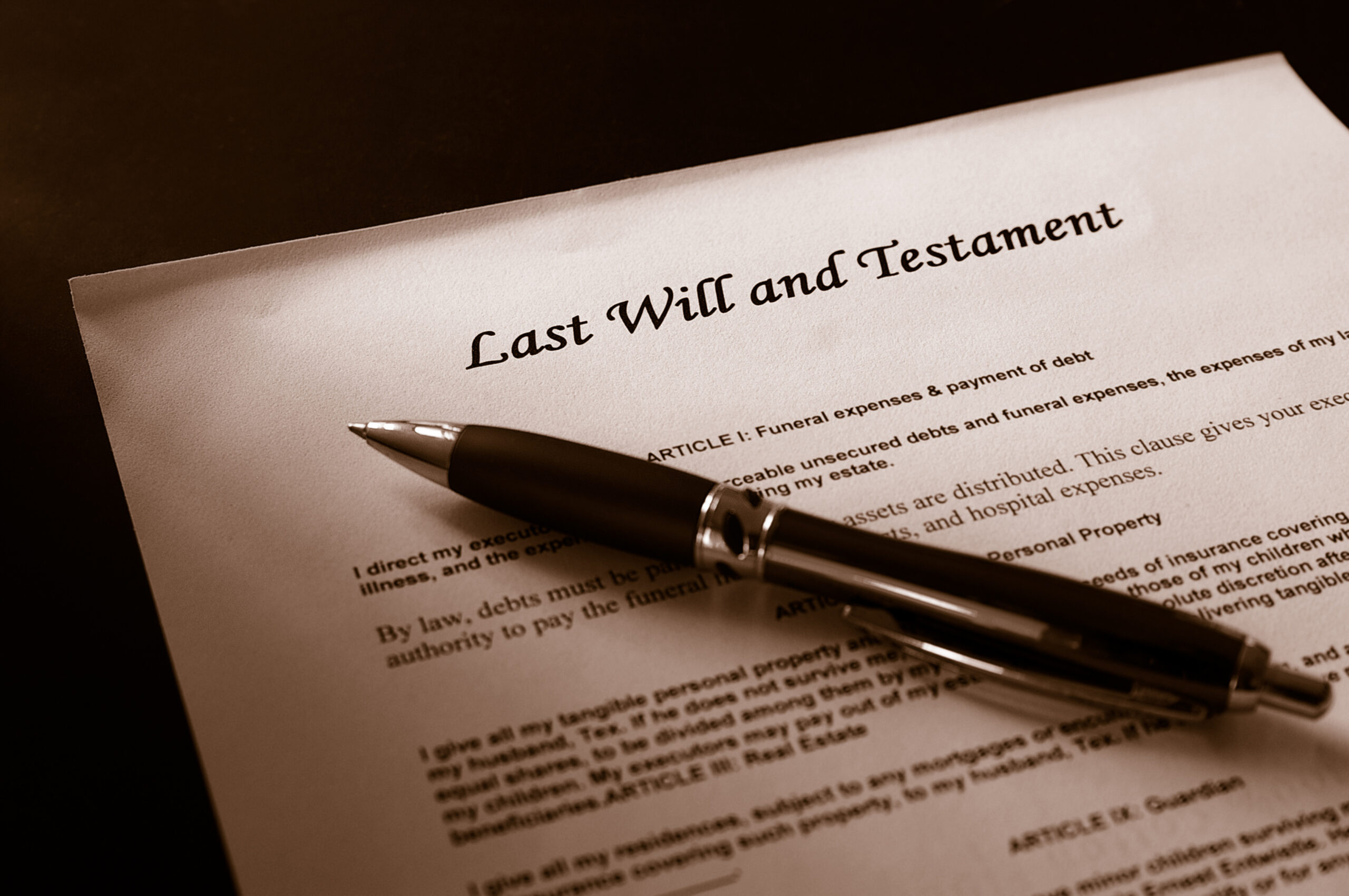 estate and will attorney