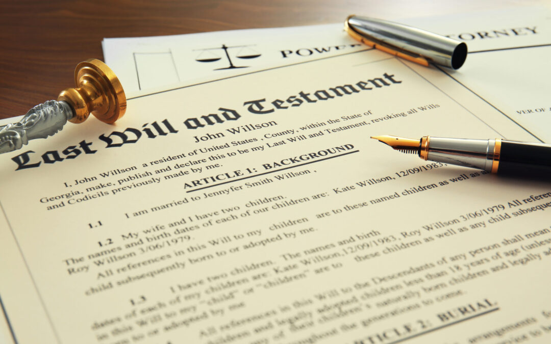 What happens if someone changes their name after writing a will?