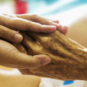hands clasping