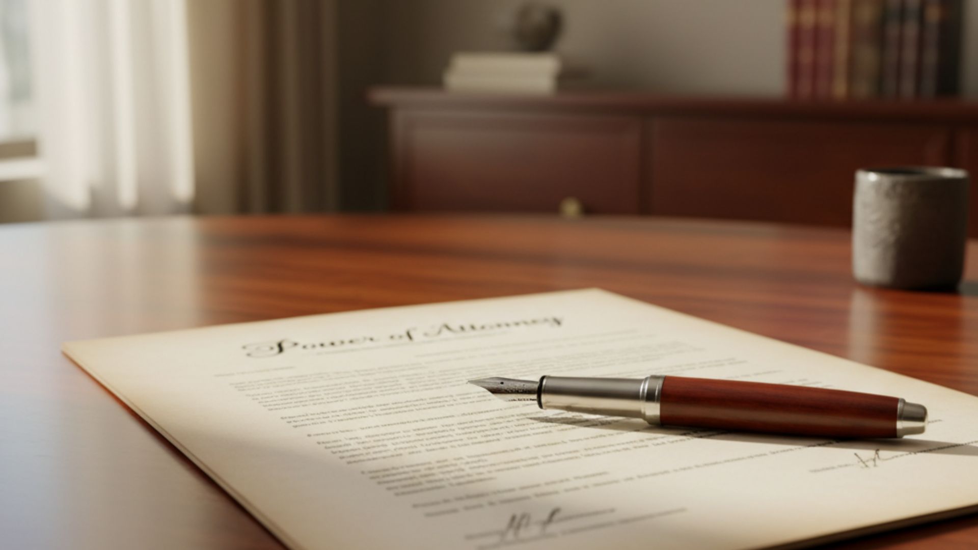 Power of Attorney document