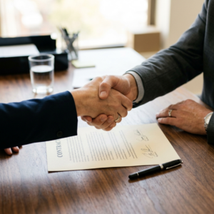 Trust established with a legal power of attorney.